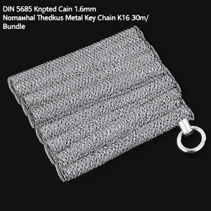 DIN 5685 Knotted <b>Chain</b> 1.6mm Nominal Thickness <b>Metal</b> <b>Key</b> <b>Chain</b> K16 30m/Bundle - Product Image 3