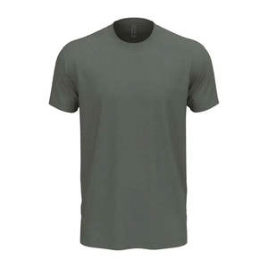 T-shirts pour hommes unis coton goutte épaule à manches courtes t-shirts pour hommes décontracté doux confort coupe ample hommes été t-shirts - Product Image 4