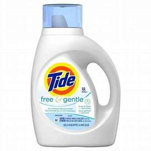 Détergent liquide hypoallergénique Tide Free & Gentle – Formule adaptée aux peaux sensibles - Product Image 4