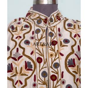 Vestes matelassées en coton tissé Suzani brodées sur mesure pour femmes, écologiques, à séchage rapide, rembourrées en coton, artisanat artisanal - Product Image 2