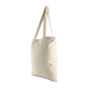Ecobags 12oz Natural Canvas Promotional <b>Bag</b> Eco-Friendly Reusable <b>Long</b> Handle Medium Letter Printing for Daily Advertising Gift - Product Image 2