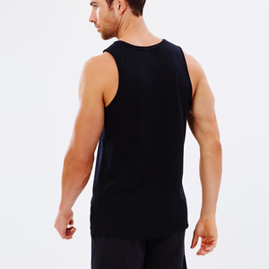 Camiseta sin mangas de mezcla de algodón para hombre más vendida, chaleco de entrenamiento de gimnasio transpirable ecológico, sublimación - Product Image 4
