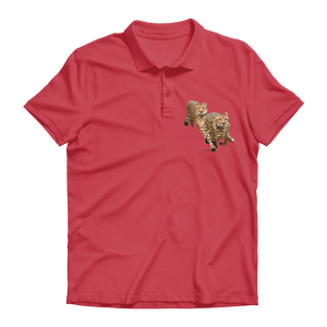 Chemise polo pour adulte Cheetah Brothers Premium, design respirant pour un confort optimal - Product Image 6