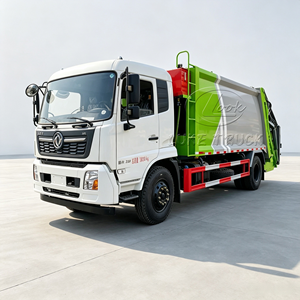 Dongfeng Kinland รถบรรทุกอัดขยะ4x2 18CBM อัดขยะไฮดรอลิคปรับแต่งได้ - Product Image 1