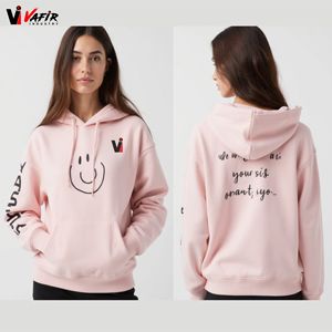 Sweat-shirts unisexes classiques à fermeture éclair latérale, en molleton de coton mélangé, poids lourd, respirant, séchage rapide, personnalisés OEM, pour l'hiver - Product Image 6