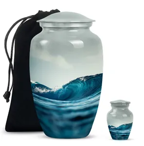 Urna Conmemorativa Ondas del Océano para las Cenizas de un Ser Querido - Product Image 2