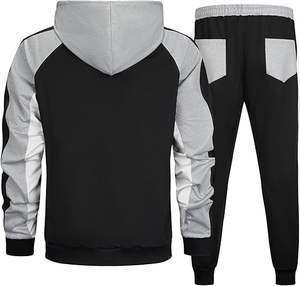 Survêtements pour hommes survêtements pour hommes costumes de jogging ensemble 2 pièces tenues à capuche - Product Image 3
