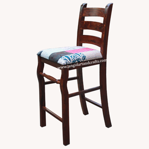 Chaise de bar en bois massif pour hôtel et maison, tabourets de loisirs pour café, bar, hôtel et comptoir de magasin de détail - Product Image 2