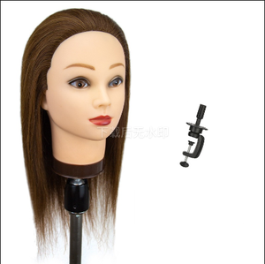 <span class=keywords><strong>ผม</strong></span>แท้บริสุทธิ์จากบราซิล ความหนาแน่น 200% วิกผมสำหรับฝึกตัดผม หัวหุ่นสำหรับโรงเรียนสอนเสริมสวย - Product Image 4