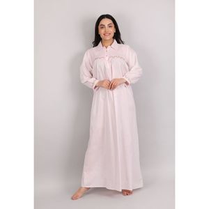 Vestido de noche largo de algodón de lujo para mujer secado rápido transpirable suave todas las estaciones estilo de moda Sexy ropa de dormir camisón - Product Image 1