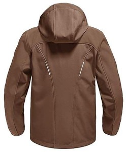 Customizable Softshell <b>Jacket</b> for <b>Winter</b> <b>Running</b> Stand Collar High Street Style Windproof and Logo Design Made in Pakistan - Product Image 2