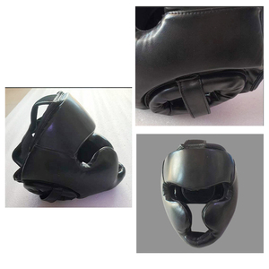 Kick Boxing Casque PU Cuir Head Guard Thai MMA Sanda Équipement D'entraînement Adultes Enfants Modulaire - Product Image 6