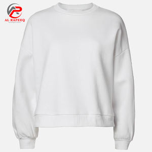 Sudadera Extra Grande con Cuello Redondo para Mujer, Personalizada al por Mayor, Estilo Deportivo Corto, para Invierno, Tejido de Felpa, 100% Algodón Ecológico - Product Image 1