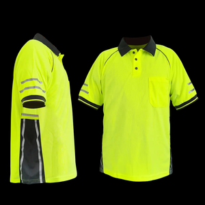 Camisa de seguridad de trabajo Unisex de alta visibilidad Camisas de seguridad para hombres hechas en Pakistán Cinta reflectante Ropa DE TRABAJO Camisas de seguridad - Product Image 4