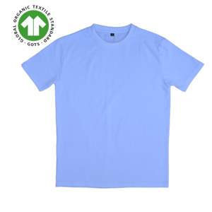 T-shirts verts à logo uni personnalisé en gros en vrac | T-shirt vierge pour hommes | T-shirts unisexes en coton biologique 100% pour impression personnalisée - Product Image 1