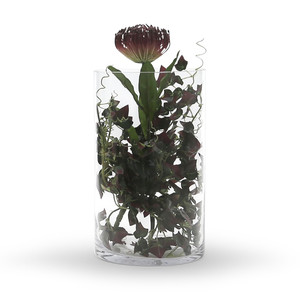 VCY0712 - Florero de Vidrio Cilíndrico - 7 x 12 - Product Image 2