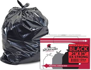 Bolsas de Basura Resistentes de 55 Galones para Contratistas, Bolsas de Basura Industriales Negras a Prueba de Fugas - Product Image 2