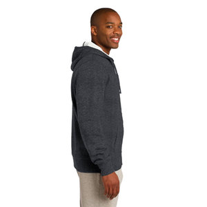 Automne et hiver homme gris imprimé col rond à capuche décontracté nouveau pull haut de sport haute qualité pur coton à capuche - Product Image 3
