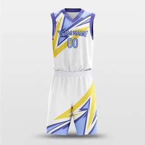 Camiseta de baloncesto de competición profesional personalizada de alta calidad, camisetas de baloncesto juveniles de malla transpirable, impresión Digital alta - Product Image 5