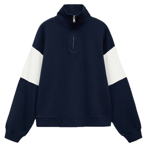Sudadera de Cuello Redondo a Rayas para Mujer, Sudadera con Capucha de Felpa Francesa Personalizada para Hombre, Sudadera de Hip Hop de Felpa Personalizada para Mujer - Product Image 1
