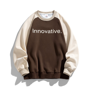 Sudadera de Cuello Redondo con Forro Polar y Hombros Raglán de 350g, Personalizada por el Fabricante, para Hombre y Mujer - Product Image 4
