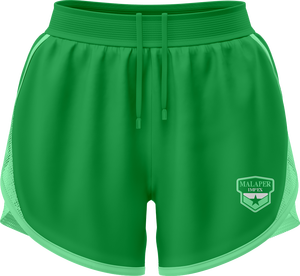 Pantalones cortos deportivos de poliéster de verano para mujer, pantalones cortos elásticos de doble capa de secado rápido que absorben el sudor, transpirables para Yoga, gimnasio, pantalones cortos para correr altos - Product Image 5