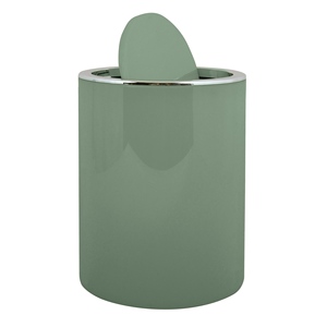 AKO 5.5L DARK GREEN ROUND PLASTIC <b>WASTE</b> <b>BIN</b> - Product Image 2