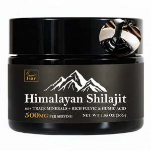 OEM 100% Original <b>Himalayan</b> <b>Shilajit</b> Resin <b>Pure</b> <b>Shilajit</b> 30g Resin with 82%+ Fulvic Acid & Trace Minerals for Men & Women Health - Product Image 1