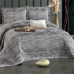 Juego de Cubrecamas Guzide ALINA de 4 Piezas, 100% Chenilla, Tamaño King, para Uso Doméstico, de Turquía - Product Image 1