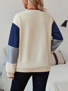 Meilleure vente de sweat-shirt décontracté 100% coton pour femme pour l'hiver, chaud de haute qualité avec logo personnalisable, approvisionnement ODM - Product Image 2