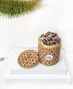 Cesta de almacenamiento de bambú natural vintage elegante Ramadan Mubarak Gergean - Product Image 2