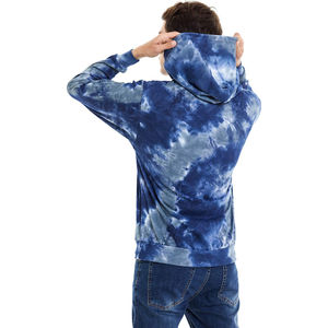Meilleures ventes de sweats à capuche pour hommes en grande taille, vêtements de rue en gros, sweats à capuche en coton mélangé, couleur unie, sweats à capuche en coton mélangé pour hommes - Product Image 5