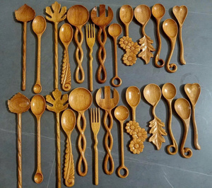 Vietnam Natural Wooden Spoon for Salad Mixing Baking and <b>Kitchen</b> <b>Accessories</b> - Product Image 3