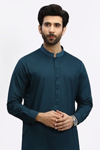 Shalwar Kameez nouvelle mode à manches longues Design hommes Shalwar Kameez nouvel arrivage de longueur normale personnalisé - Product Image 3