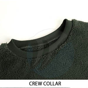 เสื้อสเวตเตอร์ผ้าฟลีซแบบสวมหัวของผู้ชายผ้าคอตตอนขนาดใหญ่ผสมกับโพลีเอสเตอร์สำหรับฤดูหนาว - Product Image 3