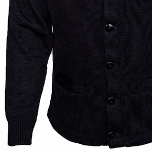 B2B personalizado 1908 Logo hermandad AKA Cardigan cuello en V suéteres de mujer Rib Knit College bordado algodón Varsity tejido Casual - Product Image 3