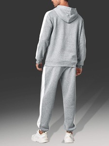 Conjunto Deportivo de Invierno para Hombre, de Alta Calidad, 2 Piezas, Sudadera con Capucha y Pantalones Deportivos, con Logotipo Personalizado, Ropa Deportiva Cálida - Product Image 2