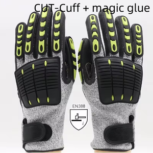 Gants de sécurité personnalisés de haute qualité pour hommes, logo personnalisé, EN-388, anti-collision, antidérapants, anti-coupures et ignifuges - Product Image 5