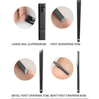 Soins personnels des ongles Kit de manucure et pédicure personnalisé Instruments de beauté Kit de manucure et pédicure professionnel