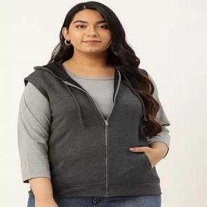 เสื้อฮู้ดแขนกุดผู้หญิงคุณภาพพรีเมี่ยมเหมาะสำหรับทุกโอกาสในฤดูหนาว - Product Image 2