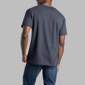 Camisetas de Hombre de Primera Calidad, Tallas Grandes, Estilo Urbano, Algodón Transpirable de Secado Rápido, Cuello Redondo, Ajuste Holgado - Product Image 4