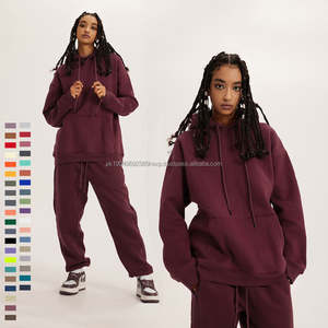 Custom 400 GSM Oversized Fleece Acid Wash 3D Embroidery Eco-Friendly Pullover <b>Hoodies</b> High Quality 100% Cotton <b>Women</b> Front - Product Image 1