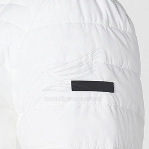 Blouson matelassé pour homme, couleur personnalisée, style urbain, logo sur le devant, coupe-vent, vêtement de mode hivernal - Product Image 6