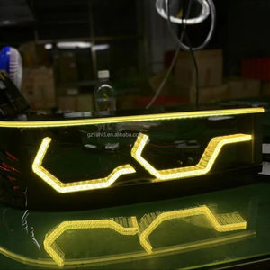 <span class=keywords><strong>LED</strong></span> DRL Luzes Diurnas Melhor Desempenho para Carro Universal Branco Amarelo WRGB App Controle 5D Angel Eyes Personalizado - Product Image 1
