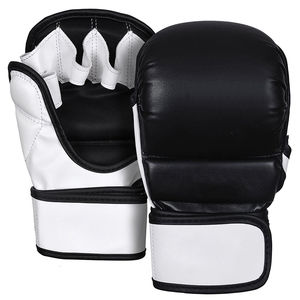 Guantes de Boxeo de Piel Sintética de Alta Calidad, Guantes de Entrenamiento de MMA, Guantes de Combate - Product Image 1