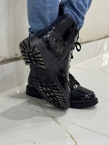 Botas Escolares de Alta Calidad de Marca Privada, Uniformes Escolares, Piel Sintética Patentada, Suela de Goma, Costuras Duraderas Personalizables - Product Image 5