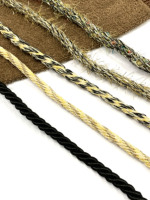 Cordon en macramé tressé 8 brins, fantaisie, imperméable, écologique, couleur personnalisée, fait main, pour DIY, textile de maison, chaussures, sacs, vêtements