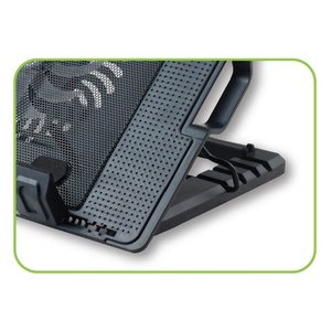 Icool Laptop <b>Cooling</b> <b>Pad</b> Up To 17.3 Inches Universal USB Powered With Adjustable Stand - Product Image 4