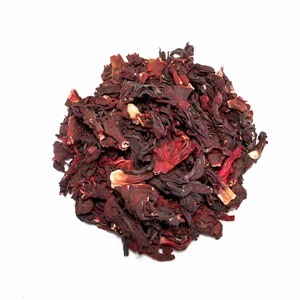 ดอกชบาแห้ง100% ดอกชบาแบบแห้งตามธรรมชาติสีแดงทับทิมสีสด - Product Image 4