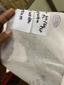 ผ้าสีเทาขนาด60x60ของอินเดียผ้าฝ้ายอเนกประสงค์44กว้างสำหรับเสื้อผ้าและใช้งานได้หลากหลายส่งออก - Product Image 3